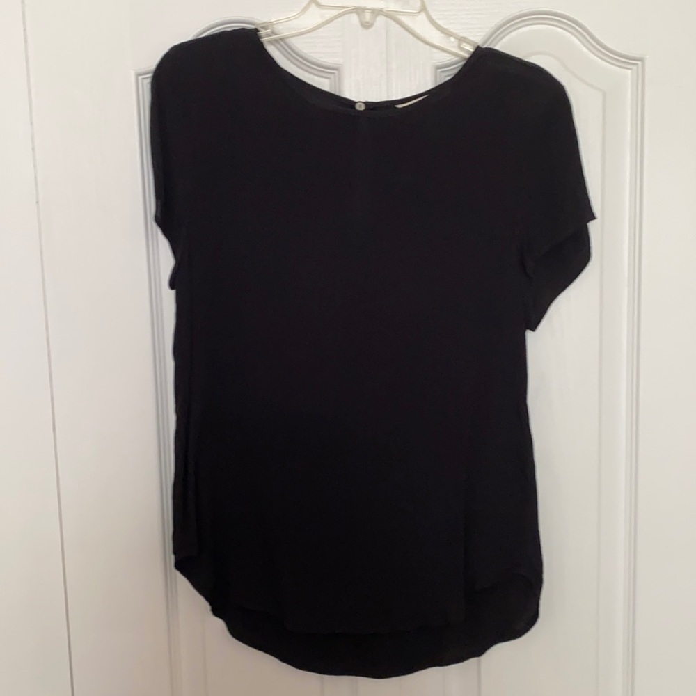 H&M black blouse size 4